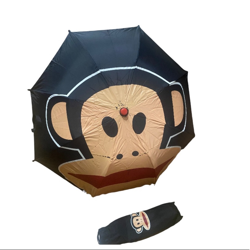 Paul Frank Julius Monkey Big Face Print Umbrella Kids